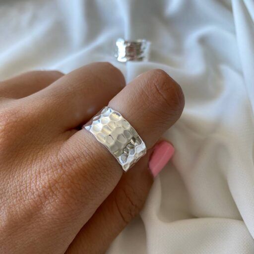 Anillo roma, en Plata 925, ajustable (talla aproximada n•14,15)